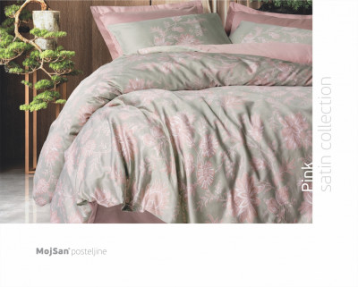 Posteljina MojSan Satin Pink
